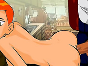 Grampa Max fucking Gwen from behind