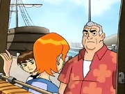 Busty Ginger chick from Ben 10 hentai movie tastes a huge boner