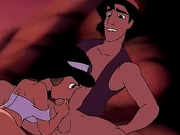 Jasmine from Aladdin gives the best blowjobs
