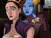 Some mind-blowing lesbian (Twi'lek, Padme) fucking from Star Wars