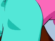 Buzz and Gravitina - wet cartoon pussies