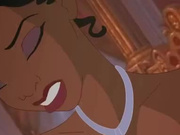 Sexy Charlotte and Tiana go lesbian