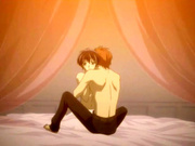 Very young yaoi boy gives way to despair