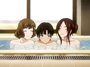 Crazy adventure, comedy, romance anime movie with uncensored big tits, group, creampie scenes