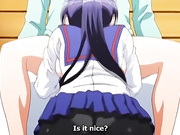 Horny romance anime clip with uncensored big tits, bukkake scenes