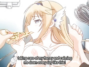 Horny fantasy, action anime clip with uncensored scenes