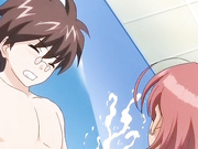 Incredible romance anime clip with uncensored big tits, group scenes