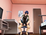 Horny comedy, romance anime video with uncensored big tits, lactation, bukkake scenes