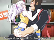 Horny adventure, comedy anime video with uncensored big tits scenes