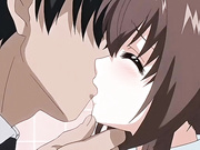 Horny drama anime clip with uncensored group, anal scenes