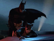 Batman punishes naughty female villains