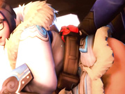 Overwatch - Mei (defense), Soldier 76 (offense) - Kinky sex adventures