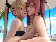 Honoka and Marie - lesbians forever, Dead or Alive by Lazy Procrastinator