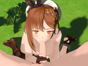 Ryza deepthroat hentai, Atelier Series by Lazy Procrastinator