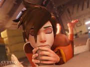 Tracer Enjoys Big Delicious Cock Very Much by Grand Cupido