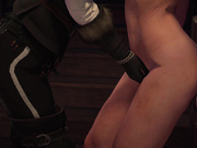 Ciri and Yenn from Witcher by Rescrast