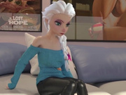 Queen Elsa from Frozen of Arendelle casting couch
