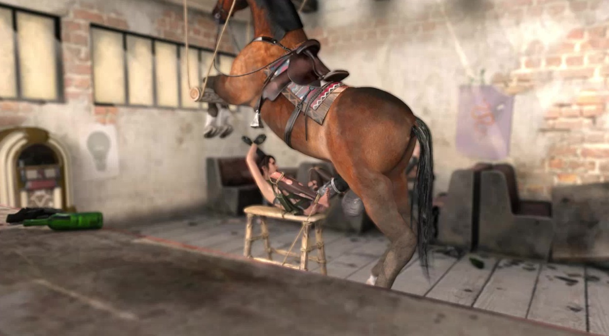 3d Anime Lara Porn Destroying Fucking Video With Horse - The brutal power of cock - Breaking the quiet (Lara Croft by animepron) at  cartoonvideos24/7.com