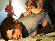 Liza is starting to enjoy BDSM pleasures - Liza Snow from Far Cry 3, assembly, episode 1