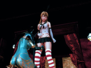 Shimakaze and Genie from Tracer 3D