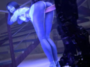 Busty toon MILFs are the best - Cortana from Halo, assembly, part 1