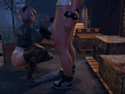 Jerk Chun Li by BlackSheep Ovca, handjob