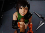 Yuffie Milk on the Face by Muratpg