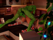 Huge green dick - Holiday Quickie Special by Love Wolf