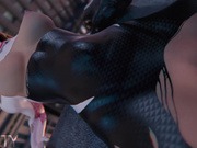 Spider-Gwen x Venom X-Ray by Guilty