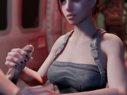 Jill - Handjob (Cumshot) by Bulging Senpai