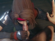 Jessie Rasberry blowjob, cum eyes open by Bulging Senpai