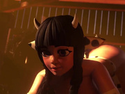 Farm Worries, CowGirl by Dezmall