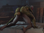 Futanari - Ivy and Harley 3 by Amazonium3D