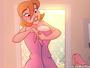 Andy enters the suite of the couple and finds the cell phone with sexy pictures - The Naughty Home animation - Sending nudes by welcomix (tufos)