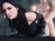 Yennefer enjoys sex from Witcher by Idemi