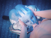 Liara blowjob from Mass effect by Idemi