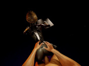 Hardcore cartoon, Atomic Holes Twins from Atomic Heart