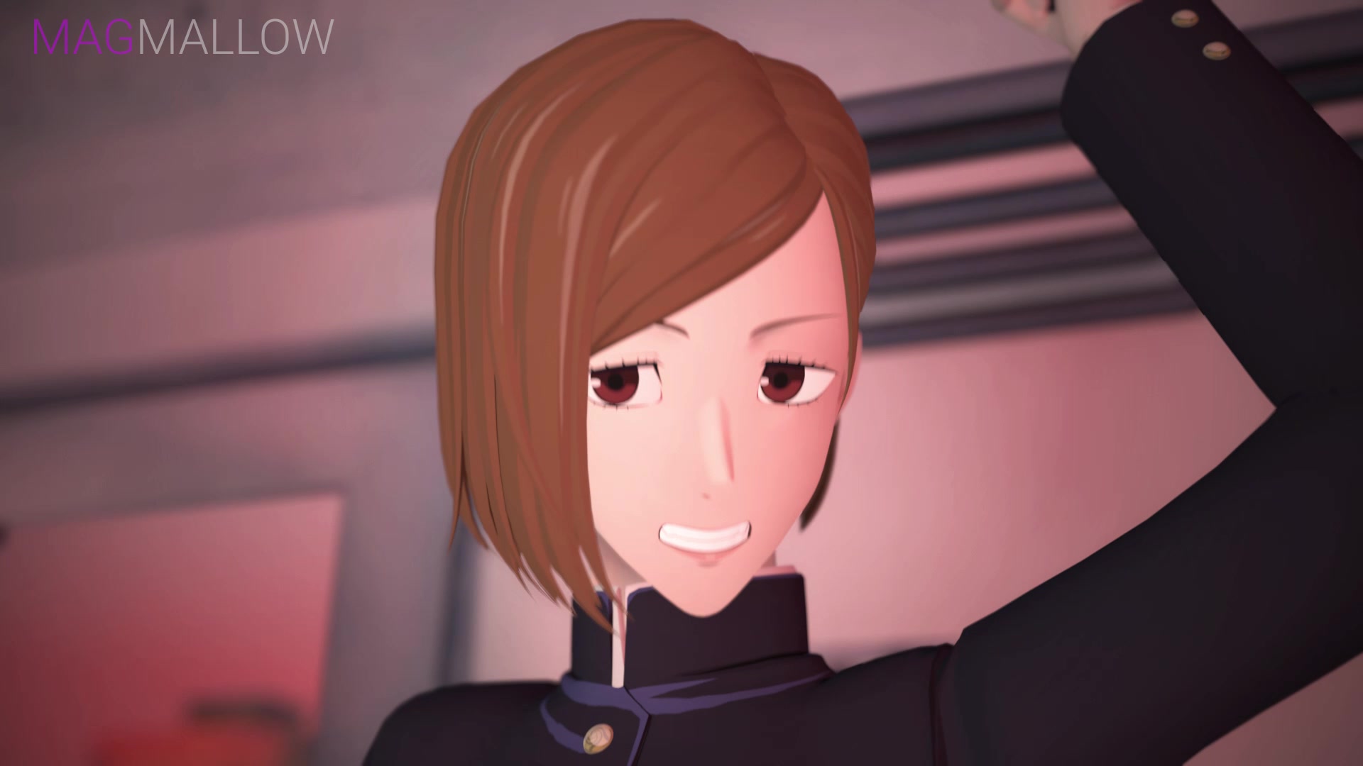 Nobara gets touched on the train